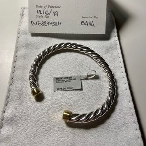 David Yurman Sterling Silver Mens Bracelet